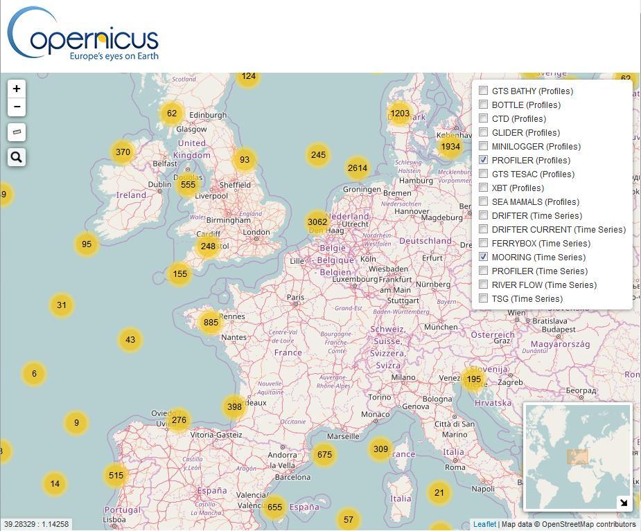 The last 30 days of observations hit map for Copernicus INS TAC The last position of the 30 000 Copernicus INS TAC platforms Copernicus INS TAC KPIs - delay of