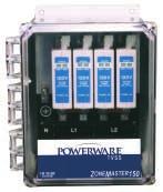 Powerware TVSS - ZoneMaster 150 Providing large service entrance panels with decades of protection from the most severe transients.