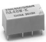 FUJITSU TAKAMISAWA COMPONENT CATALOG MINIATURE RELAY 2 POLES 1 to 2 A (FOR SIGNAL SWITCHING) FEATURES Ultra high sensitivity High reliability-bifurcated contacts Conforms to FCC rules and regulations