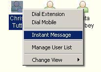 10. Instant Messaging Instant Messaging [IM] Unity provides company wide Instant Messaging to colleagues from within User Status and the Group Directory.