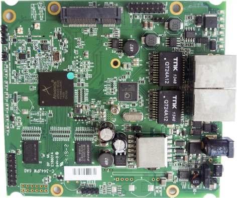 Multi-function AR9344 Embedded Board with on-board Wireless 560MHz CPU / 2x GE Port / 1 x Mini PCI-e / Designed for 2x2 802.
