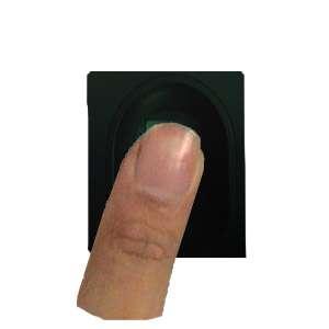 4.5. Fingerprint Enrollment: Step 1: Place the center of any one finger directly above the sensor right in the center, as shown below: Step 2: Place the center of the same finger (enrolled in Step