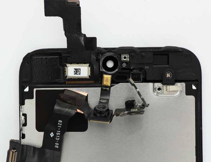 23 Unseat Ambient Light Sensor NOTE: The flex cable is held in with adhesive. CAREFULLY heat this area with low temperature hot air, if needed.