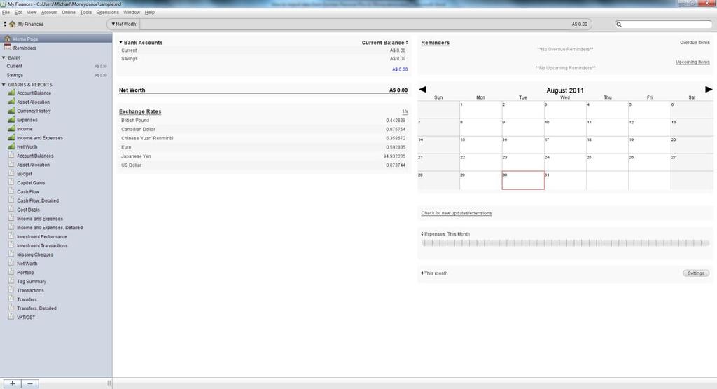 Select the current account and then select ACCOUNT from the drop down menu at the top and select delete, then do the same