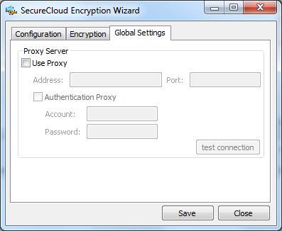SecureCloud 3.7 Installation Guide 3. If the proxy server requires authentication, select Authentication Proxy and type the authentication account and password. 4.