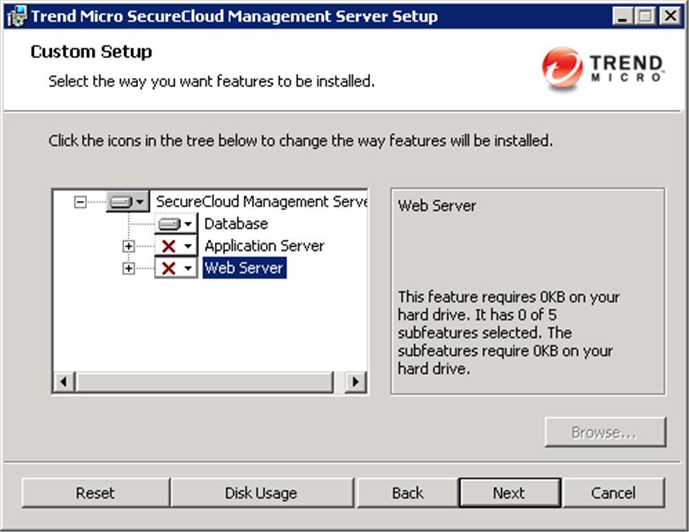 SecureCloud 3.7 Installation Guide Custom Installation In a custom installation, each server role is installed on a different server computer.
