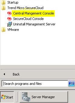 SecureCloud 3.7 Installation Guide Tip Access the console locally from the host through the Windows Start shortcut.