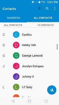 Contacts Open Contacts To access» Click on the applications menu then on the Contacts icon.» The default display is the phone contacts and SIM card contacts.