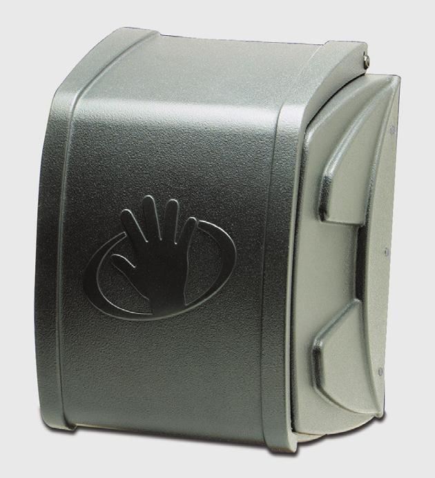 FX Enclosure (FX-ENCL) Biometric HandKey Enclosure Constructed from high impact UV resistant polycarbonate material, the FX Enclosure provides a degree of protection against dusty, dirty, or rainy