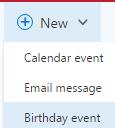 Add Calendar Events To add an event to your calendar select New from the upper navigation ribbon or double click on a date within the main calendar pane.