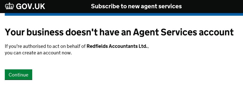 It is confirmed that the agency is not subscribed for Agent Services.