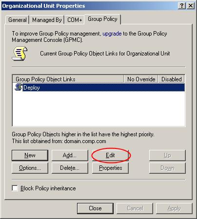 In the Group Policy Object Editor new software packages can be added. Perform the following steps: 1.
