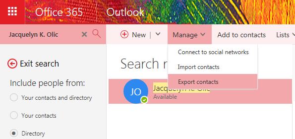 To import contacts from
