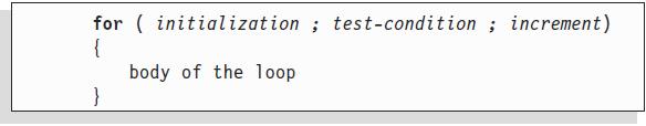 The For Statement Simple for Loops The execution of the for statement is as follows : 1. Initialization of the control variables is done first, using assignment statements such as i = 1 and count = 0.