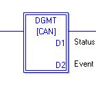 7.2 DGMT, DGSL Reads the status of the master unit / slave unit.
