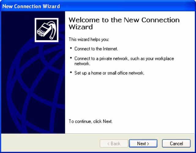 Do the following to configure the Windows XP client: Step 1. Open the Network Connections window: Click the Start button and then move the pointer to My Network Places.