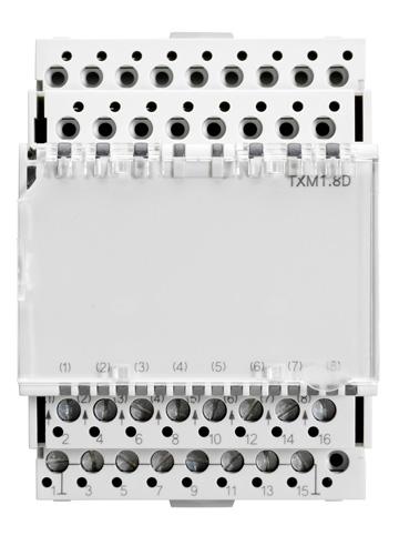P1) The P1 Bus Interface Module (P1 BIM) provides P1 FLN communication and power for TX-I/O modules. It does not contain application or control for the TX-I/O modules.