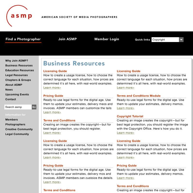 Page 7 Business Resources (Two Column Template) 620 pixels Text Box Box widths are absolute (620 pixels see diagram to left). Box heights are determined by length of text.