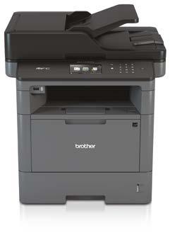 MFC-L5700DN Brother All-In-One Mono Laser Printer The professional all-in-one performer is here Print Copy Scan Fax Print, scan, copy and fax more efficiently - Fast print and scan speeds alongside
