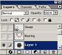Layer Techniques Think of layers as a stack of transparencies. Layers can be changed independently of other layers by clicking on its name in the layers palette.