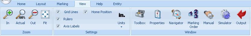 I-Mark Manual This icon is located in the Marking Menu Ribbon. When selected it will list the Intelli-Mark controllers/marking systems that are available on the network.