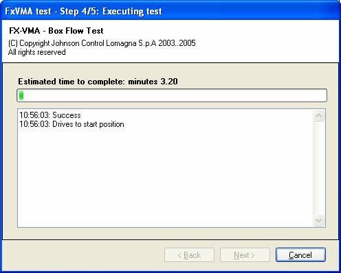 FX Tools Software Package FX CommPro N2 User s Guide 53 Figure 77: Executing Test When you finish, a message indicates that the test is