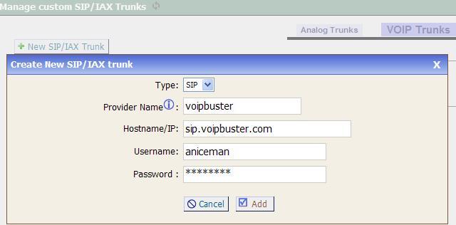 We use the Voipbuster as our voip service provider here.