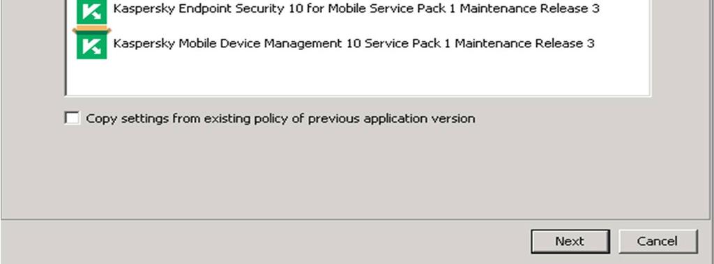 Endpoint Security 10 Service Pack 1