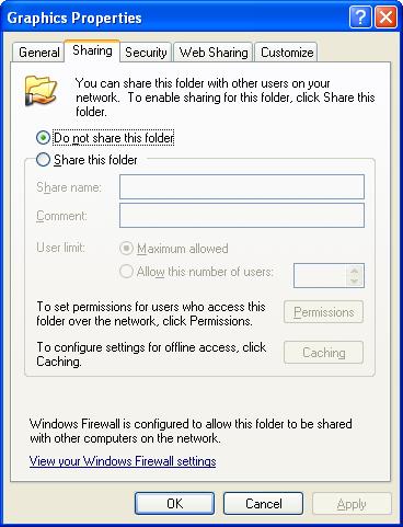 Sharing Drives and Folders To share a drive or folder, right-click it and select Sharing Share name is the name others will see on the network Windows 2000/XP uses NTFS-formatted drives Allows for