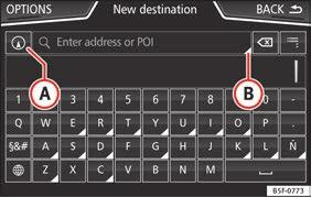 Navigation main menu Navigation OR: Press the function button to return, menu by menu, to the main Navigation menu.