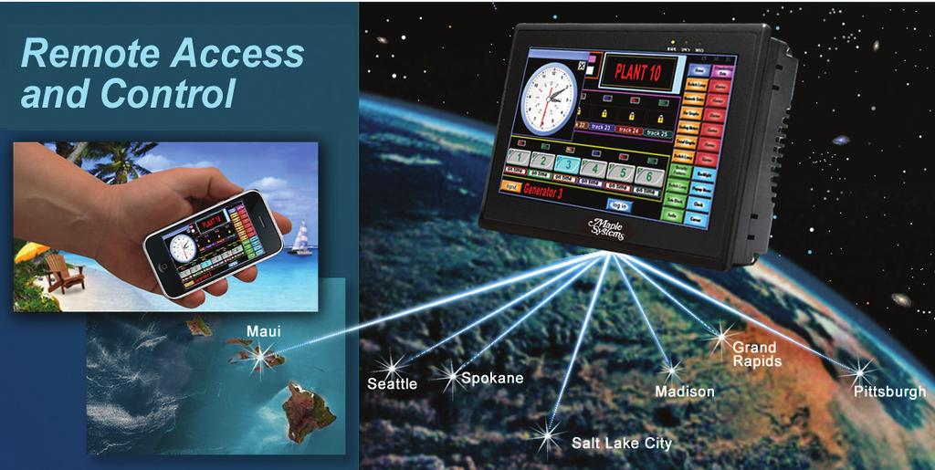 Remote Connectivity Extend Your HMI Link with Ease VNC (Virtual Network Computing) makes it