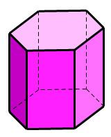 25) Find the surface area of both the right hexagonal prism and the cylinder whose bases are drawn below. Notice that both figures have the same radius.