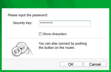 Figure 3-3. Or you can push the WPS/QSS button on your Router (if it features the WPS/QSS function) to quickly build a connection without entering the security key (password).