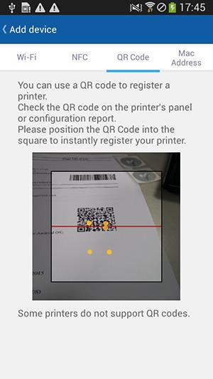 Select Device 12 QR Code 1 2 Scan the product