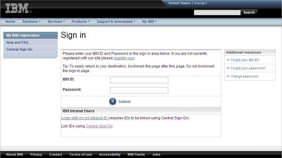 2. Click Sign in. The Sign in page opens. 3.
