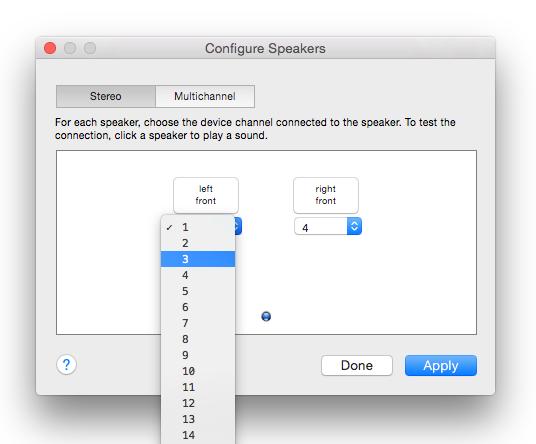 In the Menu that appears, select Configure Speakers. 4.