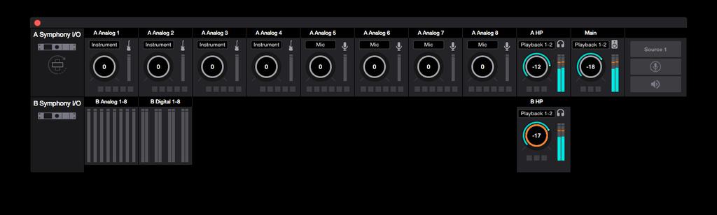 Orientation Button - Switches the Essentials window between horizontal and vertical view 2. Analog Input Channels - Provides settings for the analog inputs.