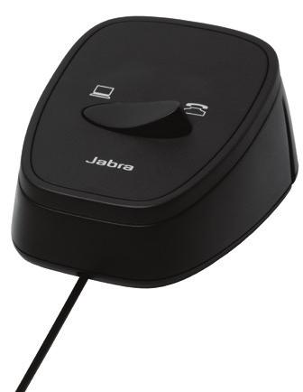 S I M P L Y S E E M L E S S E N A B L E R S Get increased user friendliness with your UC solution. J A B R A L I N K 1 8 0 Part Number 180-09 Switch between desk and softphone on a single headset.
