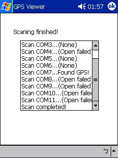 to scan your COM Port