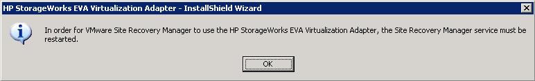 Browse to the temporary folder and extract HP EVA Virtualization Adapter installation files. 3. After the files are extracted, click Setup.exe to start the installation.