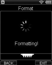 Formatting a recording media [Format] Formatting a recording media [Format] Formatting a recording media erases all existing files saved on it.