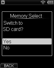 Inserting/removing an SD card 1 The voice recorder has its own internal memory, and also supports standard SD cards (SD, SDHC, and SDXC) sold separately.