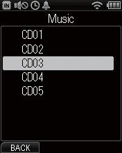 Names of parts Display 4 [Music] mode 7 8 Folder list display File list display File display 1234 5 6 7 9 1234 5 6 9!