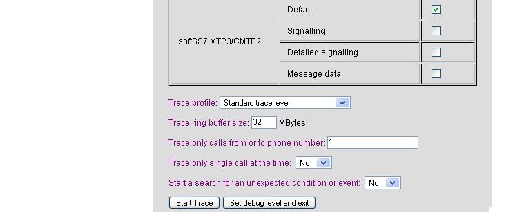Once the trace process (ditrace) is running, you can issue one test call or stop