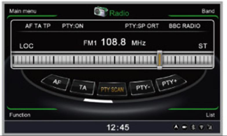- FM / AM Radio with RDS (displays