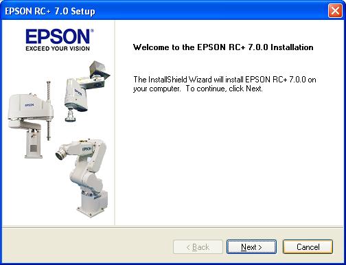 3. First Step 3. First Step This section indicates the procedure to install the development PC EPSON RC+, and execute simple program after connecting the development PC and Controller with a USB.