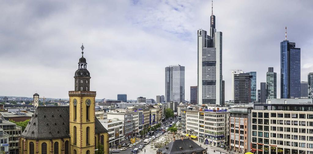 WELCOME TO FRANKFURT On the infrastructure side, the location Frankfurt am Main is the backbone of the digital business in Germany.