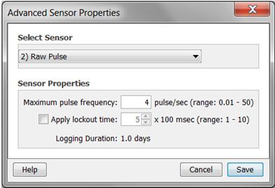pulse frequency and lockout time settings, lockout time will affect the maximum pulse frequency: the higher the lockout time, the lower the maximum pulse frequency will be.