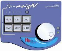 asign application control panel range application control panel with wheel HT604 Six LCD keys plus wheel for application sliders Ethernet control port (No expansion slots or serial interface)
