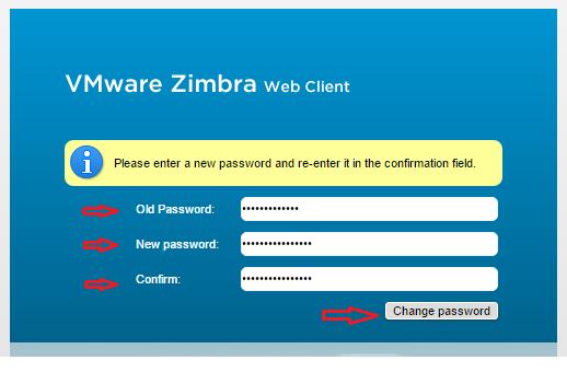Confirm: Confirm again the new password which you have given. Then press Change password button.